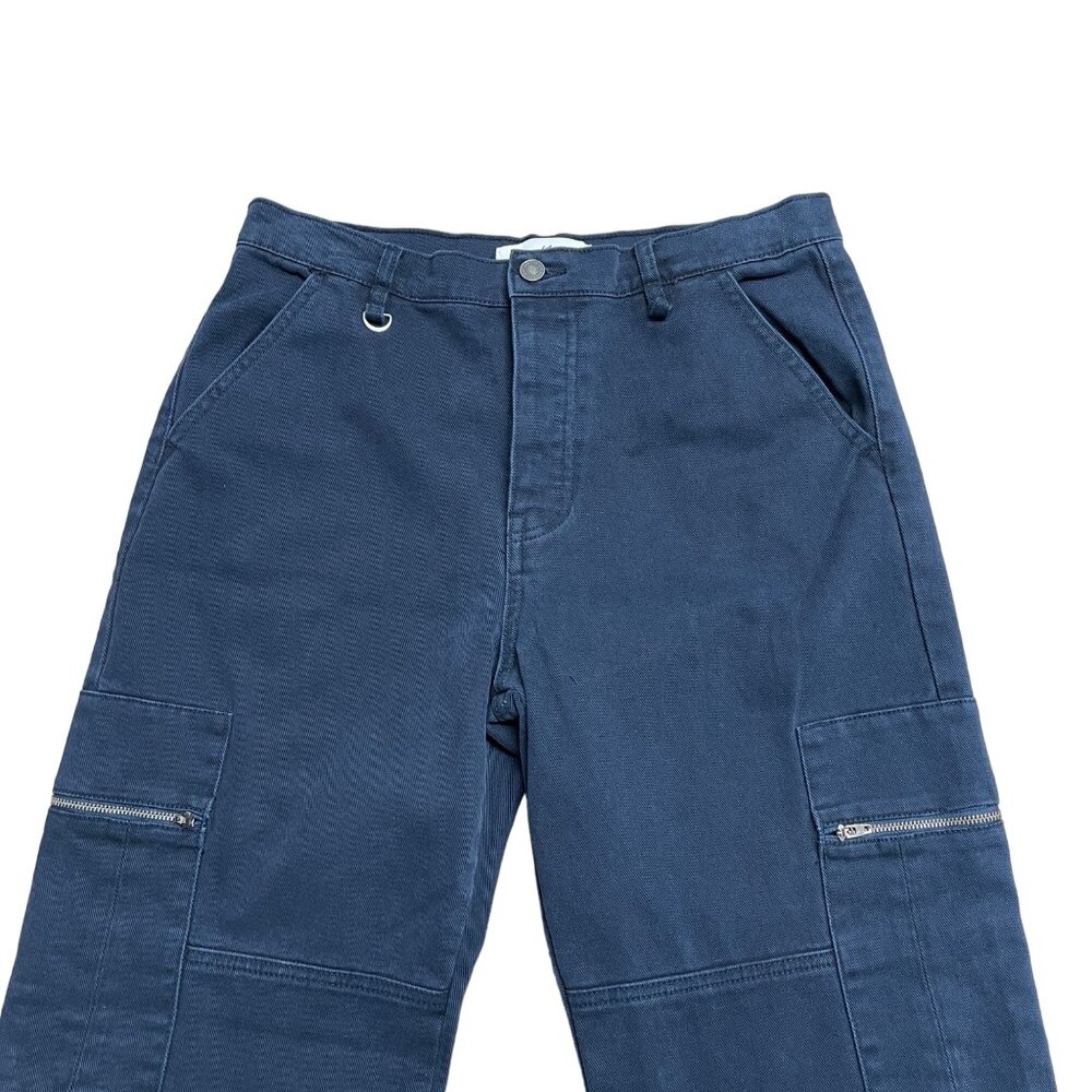 KANCAN JEANS JAINIE HIGH RISE STRAIGHT LEG UTILITY SIZE 9/28 GORPCORE KC7898NV - Picture 4 of 12